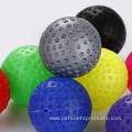 wholesale single color hollow plastic golf cat toys